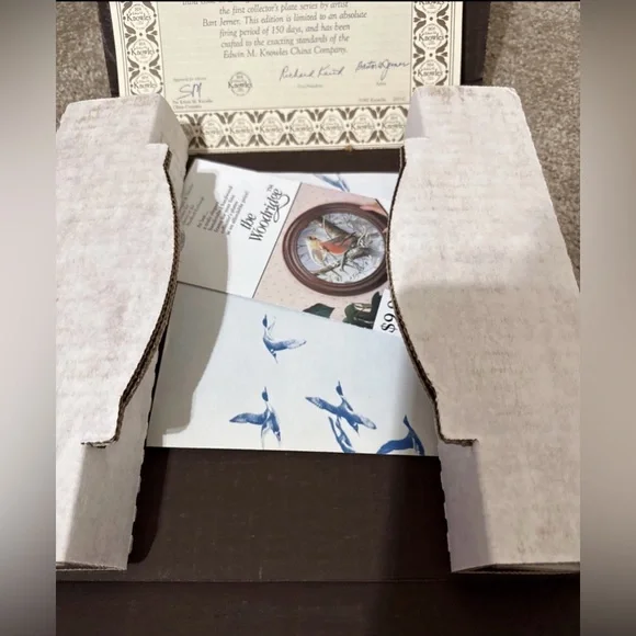 3rd Edwin M. Knowles Living With Nature, by Bart Jerner. The Wood Duck plate - Picture 5 of 6